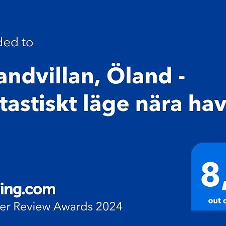 Strandvillan, Oeland - Fantastiskt Laege Naera Havet! Lottorp Bagian luar foto